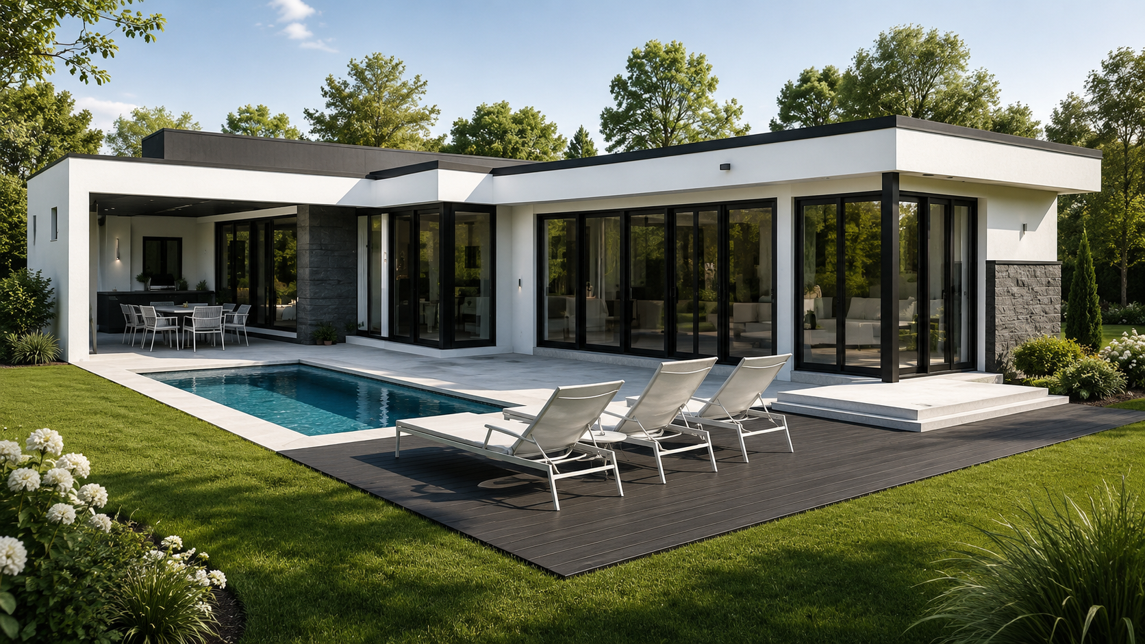Atlanta Pool House — residential pool house addition